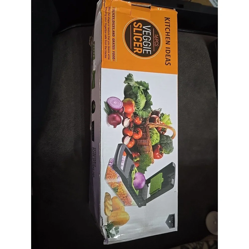 Vegetable Slicer 16 Piece Kitchen Ideas New‎ Veg Fruit Potatoes Cheese Versatile